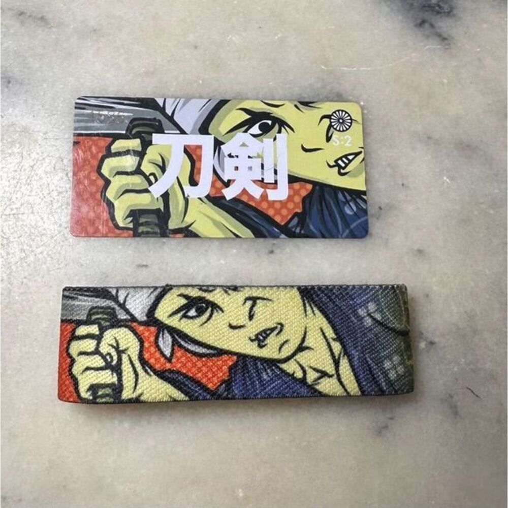 Zox Japanese Sword Reversible Band Bracelet Size Medium With Card